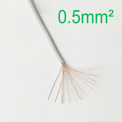 il PVC di 0.5mm ha isolato il centro di rame temprato solido flessibile del cavo 2.1A